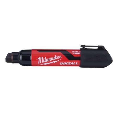 Milwaukee Permanentmarker INKZALL mit Keilspitze Grösse XL schwarz<br>