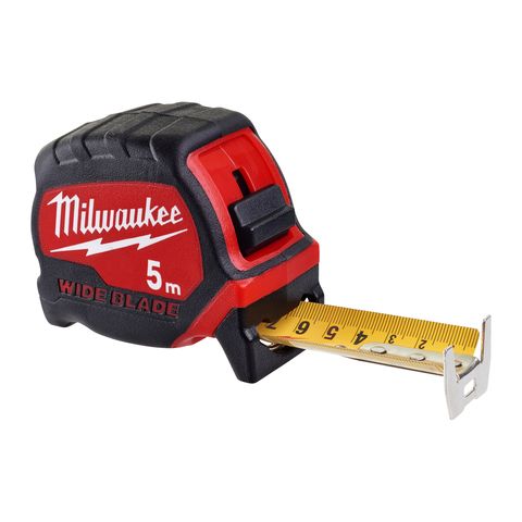 Milwaukee Premium-Bandmass breit 5 m, 33 mm breit<br>