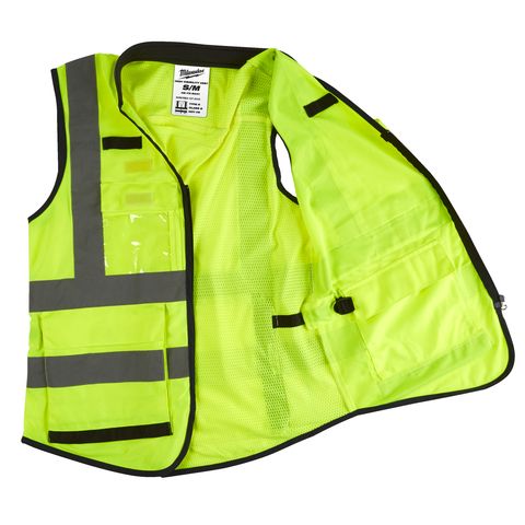 Milwaukee Premium Warnschutzweste gelb, Grösse L/XL<br>