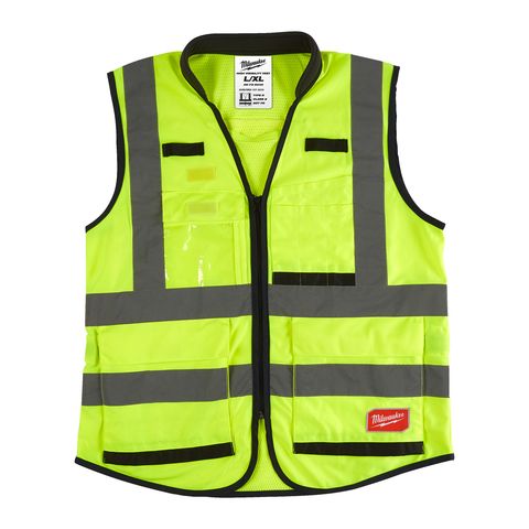 Milwaukee Premium Warnschutzweste gelb, Grösse L/XL<br>