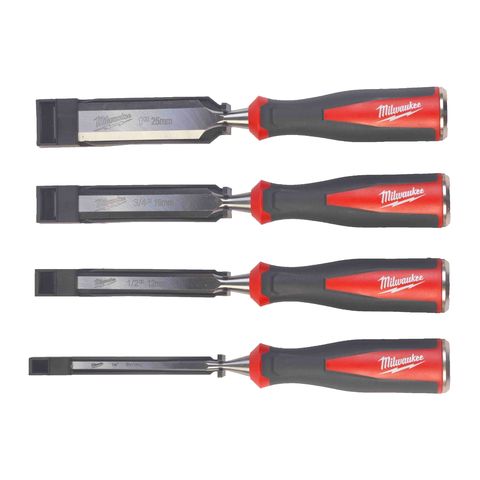 Milwaukee Stechbeitel-Set 4-tlg.<br>