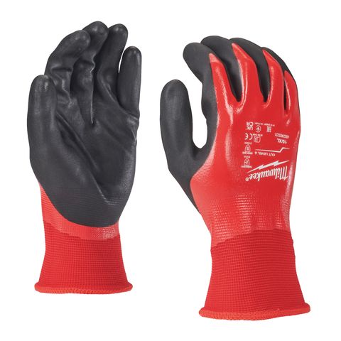 Milwaukee Vollgetauchte-Handschuhe Klasse 1/A, Grösse L (1 Stück)<br>