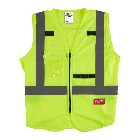 Milwaukee Warnschutzweste gelb, Grösse L/XL<br>