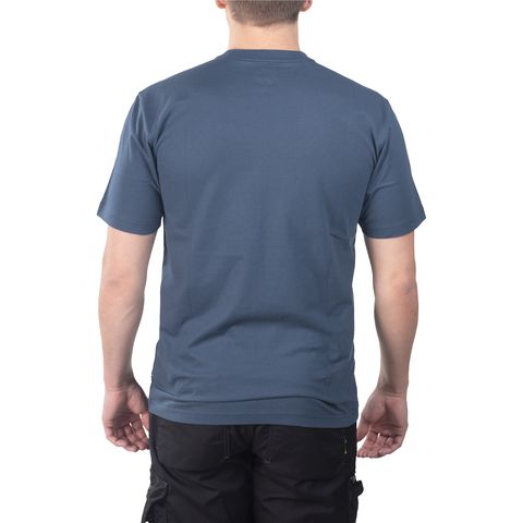 Milwaukee WTSSBLU Arbeits-T-Shirt, Grösse L, blau<br>