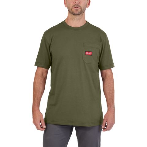 Milwaukee WTSSGN Arbeits-T-Shirt, Grösse L, grün<br>