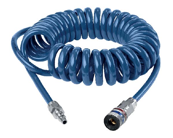 PU-Spiralschlauch CEJN, blau - 6,5/10mm <br>