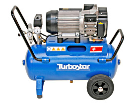 Kompressoranlage TURBOSTAR, ölfrei / vollaut., mobile Ausführung <br>