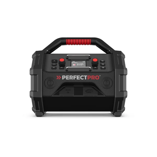 PerfectPro Rocktagon 18V Baustellenradio DAB+, Bluetooth, ohne Akku<br>