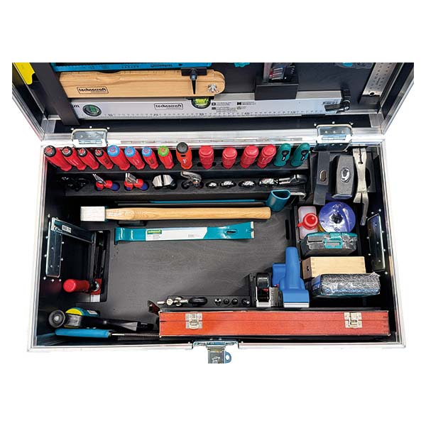 Technocraft PRO Bärtschi Zimmerei-Werkzeugkiste auf Rollen 160-teilig<br>
