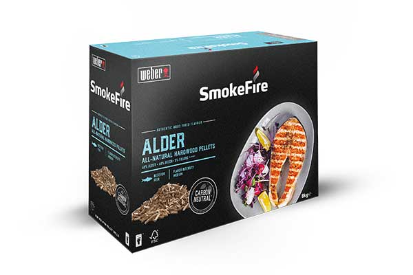Weber SmokeFire Holzpellets  Erle - 8 kg<br>