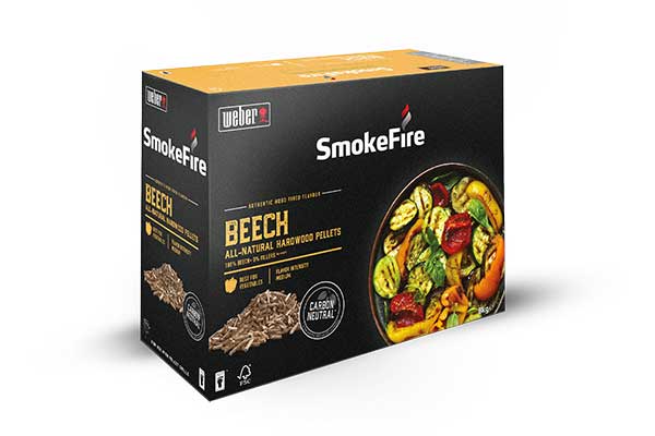 Weber SmokeFire Holzpellets  Buche - 8 kg<br>