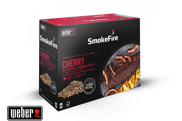 Weber SmokeFire Holzpellets  Kirschholz - 8 kg<br>