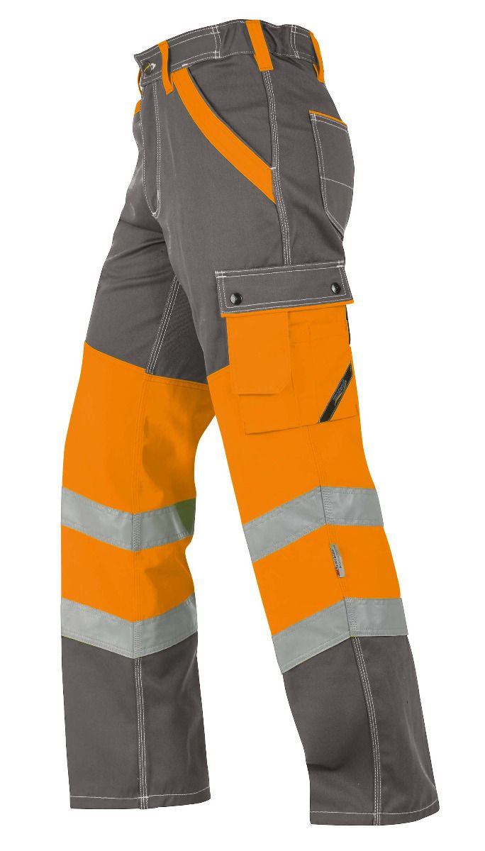 Wikland - Arbeitshose ISO20471 - grau/orange