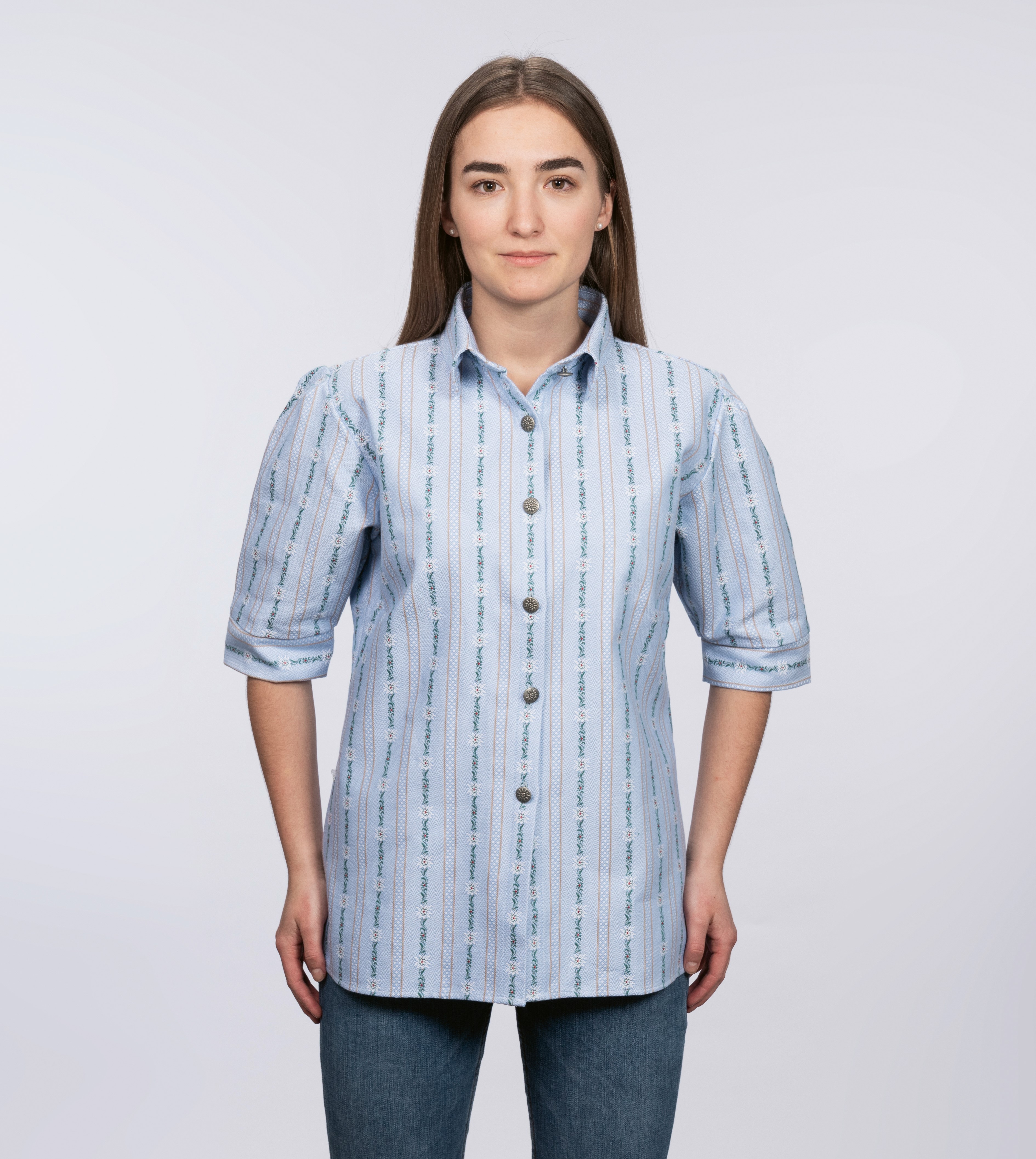 Bluse - hellblau