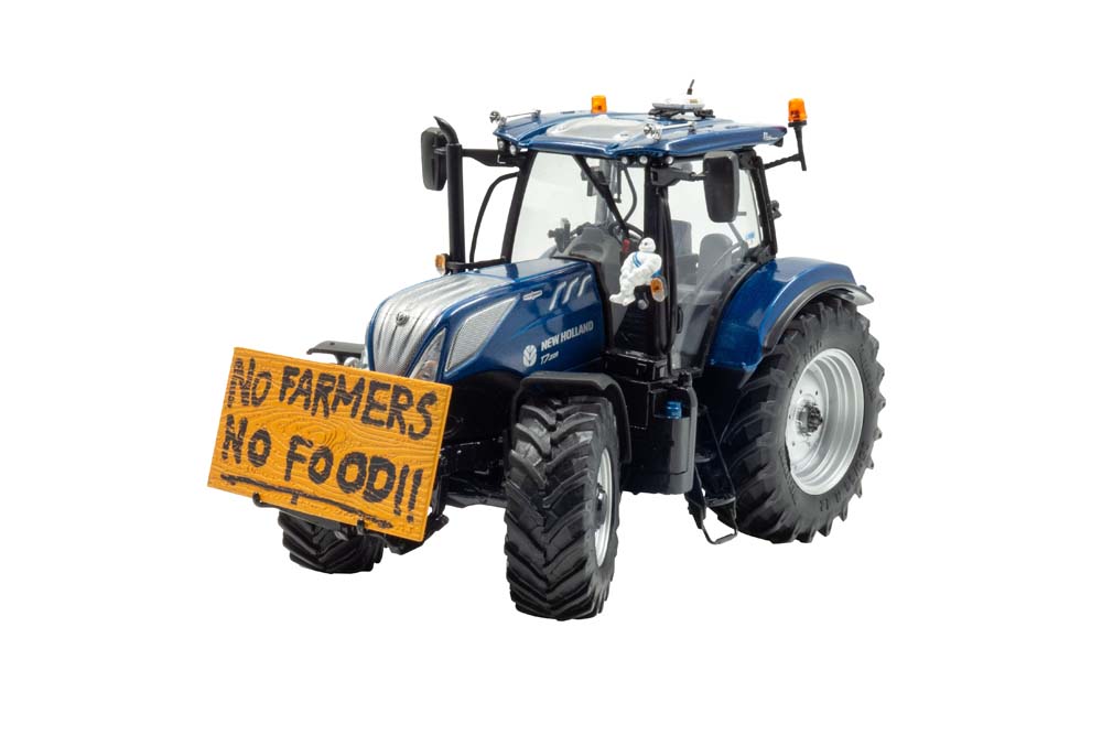 New Holland T7.225 No farmers, no food 1:32