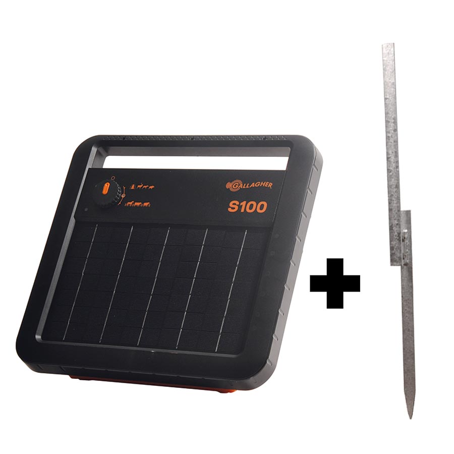 Gallagher S100 Solar + Kostenlose Ständer