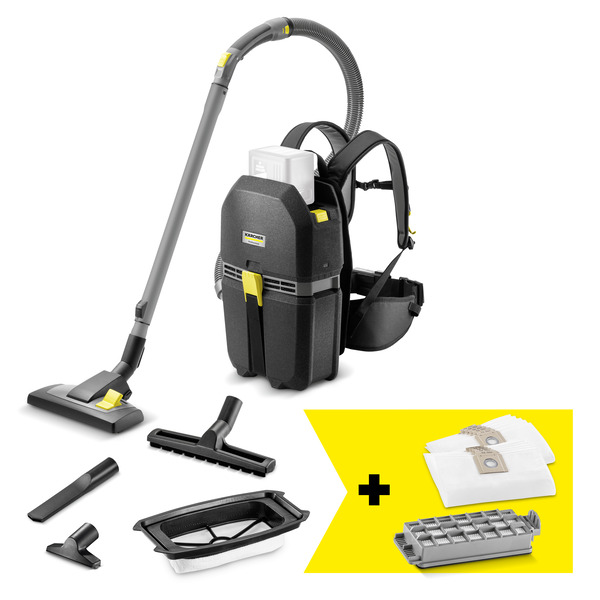 K&auml;rcher Akku-R&uuml;cken-Trockensauger BVL 5/1 Bp Hepa - ohne Akku - Promo - Solange Vorrat