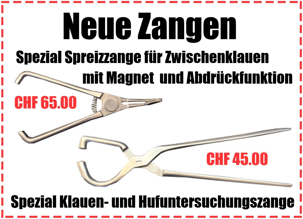 Neu im Sortiment: Zangen