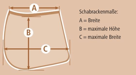 Schabracke "Classic" - verschiedene Farben/Grössen