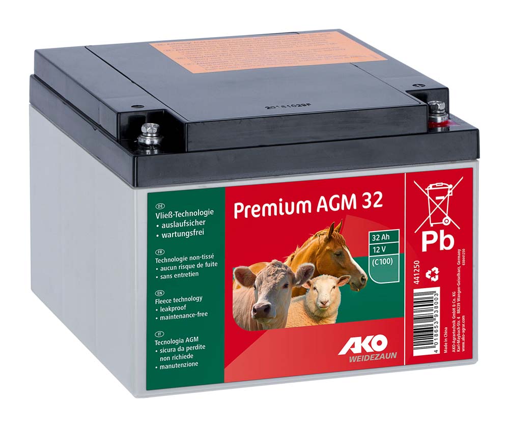 AKO Premium AGM Batterie 32 AH Variante: 32Ah