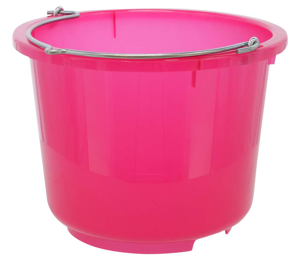 Stall- und Baueimer - 12l Farbe: rosa - transparent