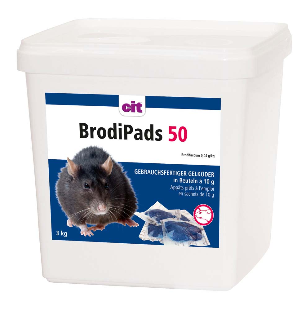Rattenköder BrodiPads 50 