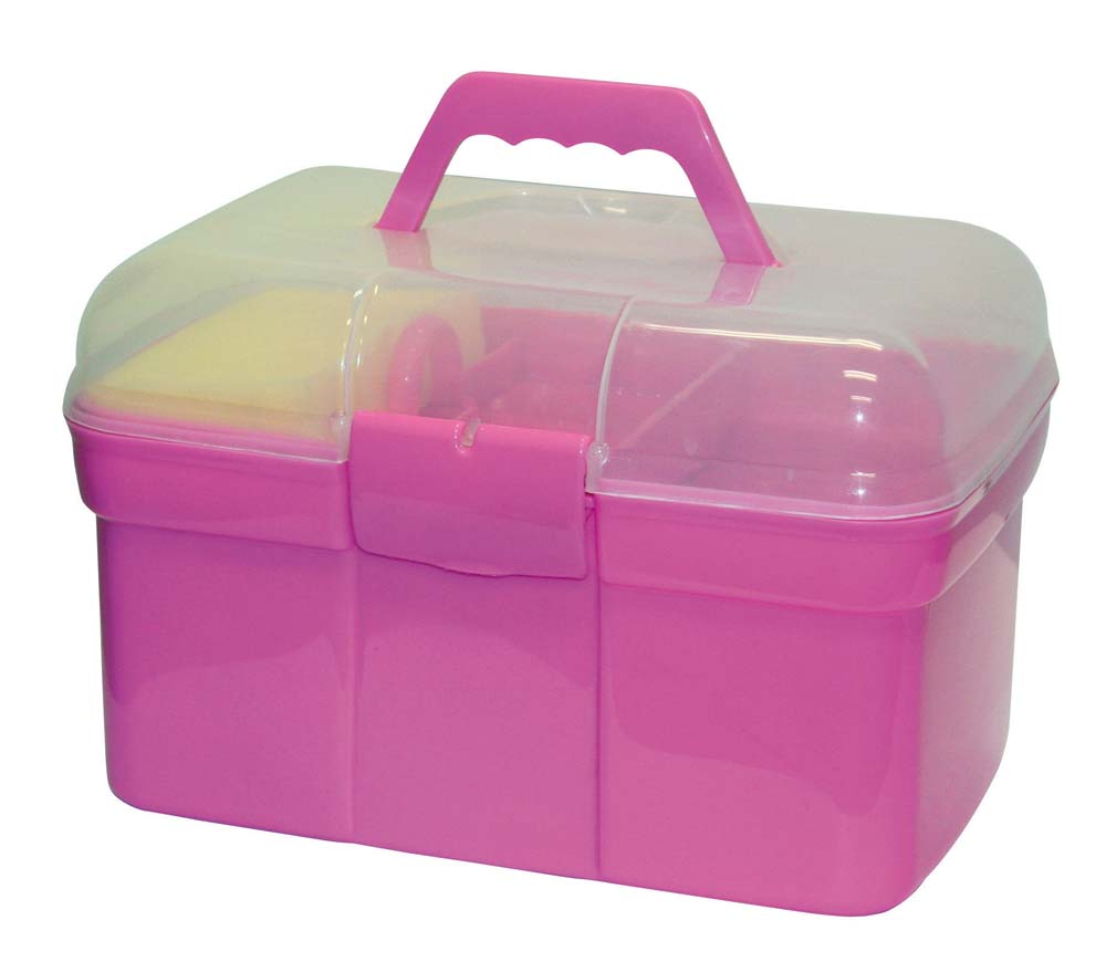 Putzbox befüllt f.Kinder, rosa