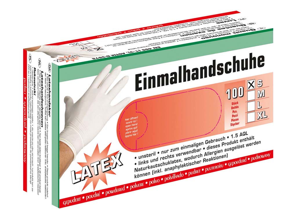 Einmalhandschuhe - Latex Classic