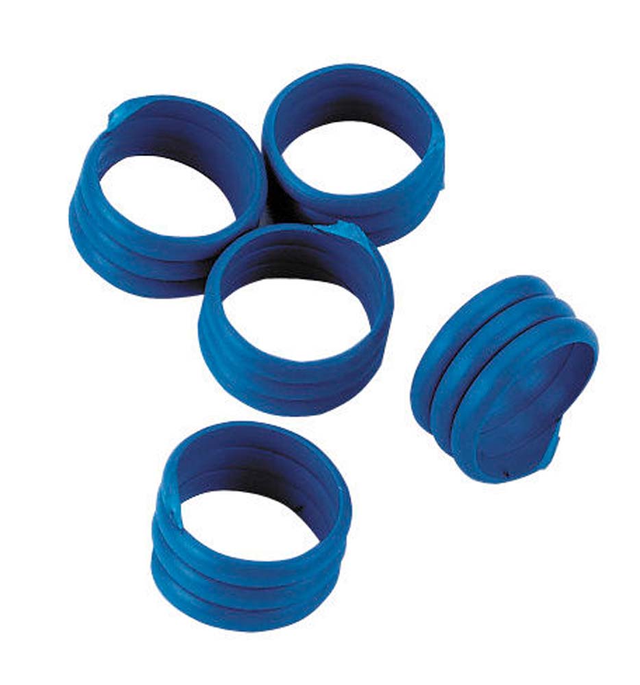 Spiralring,16mm, blau,Kunstst. : blau