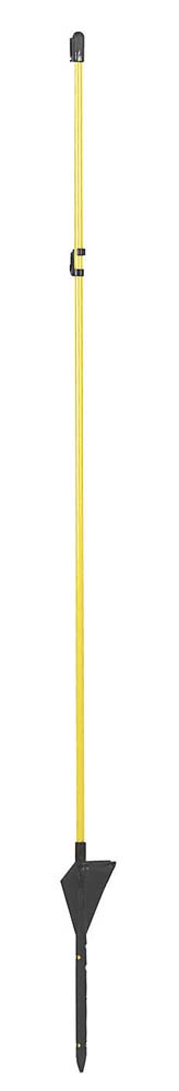 Oval-Fiberglaspfahl 1.10m - Kunststoffspitze Länge: 110cm - Kunststoffspitze