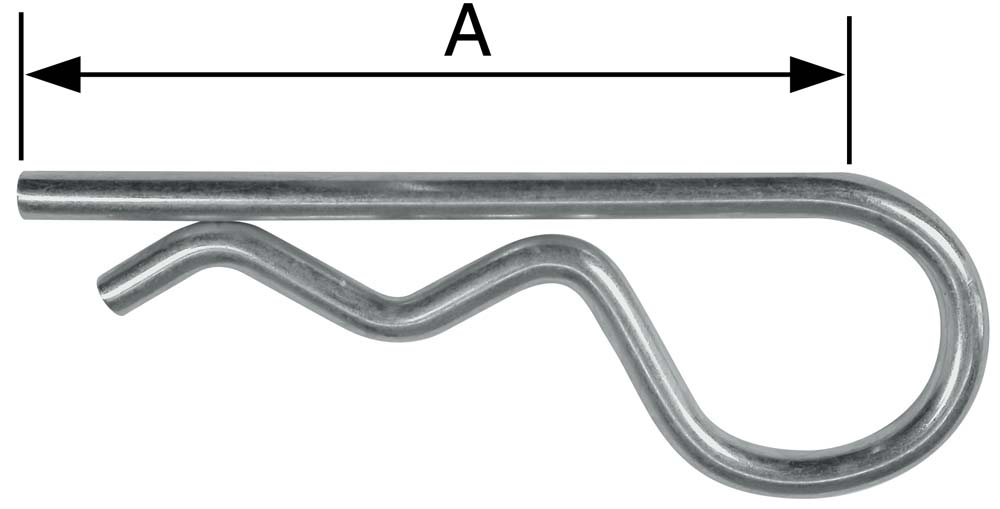 Vorstecker mit einfacher Windung