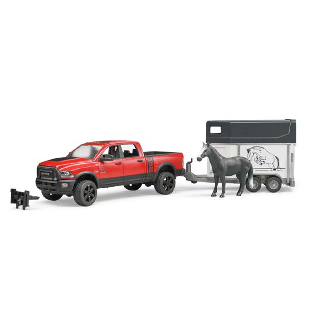 RAM 2500 Power Wagon mit Pferdeanhänger und 1 Pferd