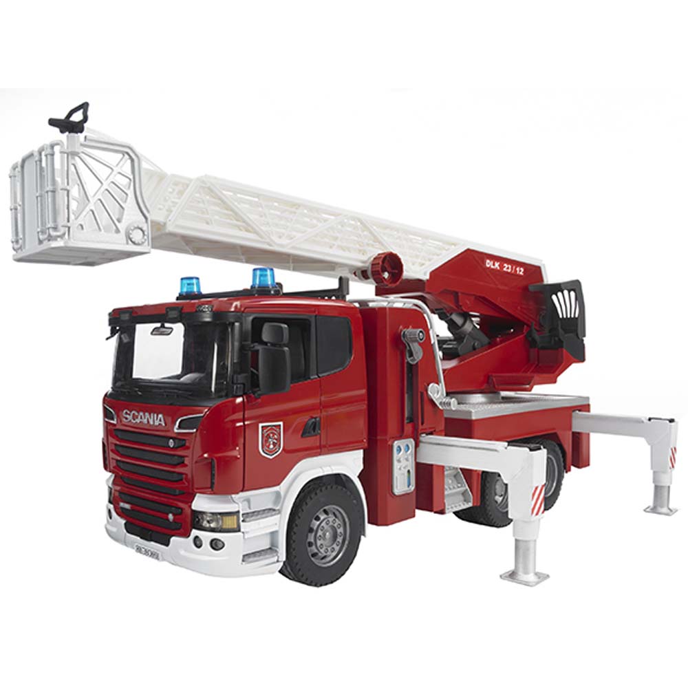 Scania R-Serie Feuerwehr mit Drehleiter,Wasserp. L+S Modul