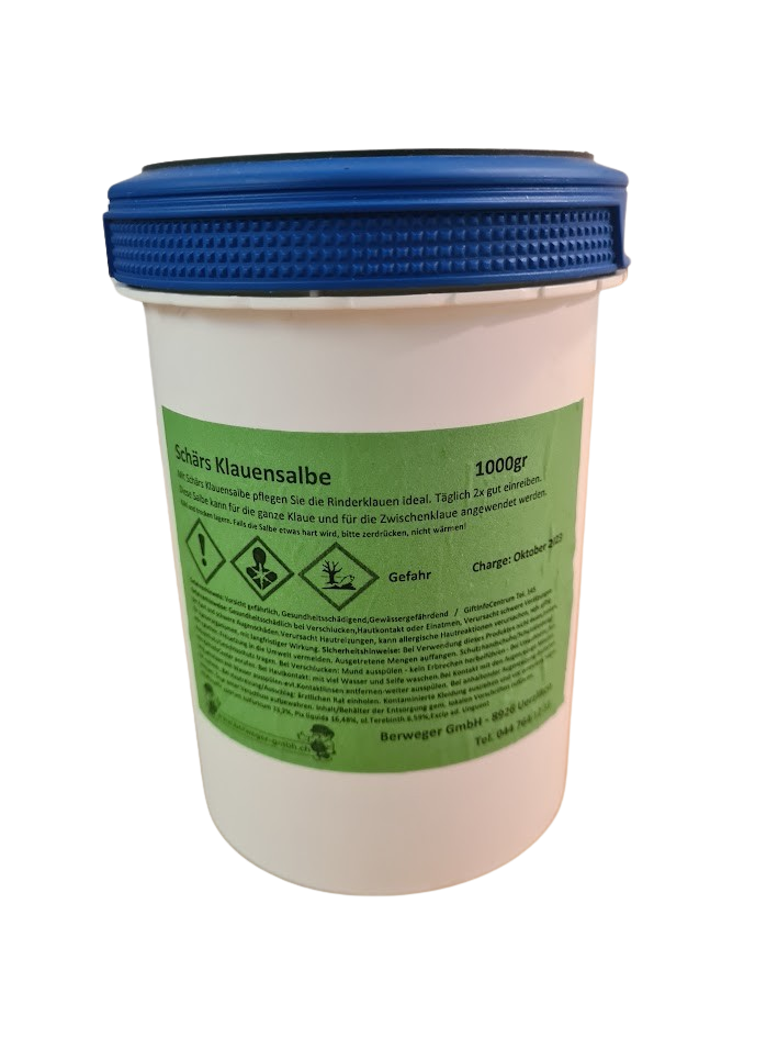 Klauensalbe Schär 1kg Inhalt: 1000gr - Dose