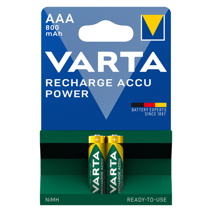 Batterie Recharge Accu Power AAA 800mAh 