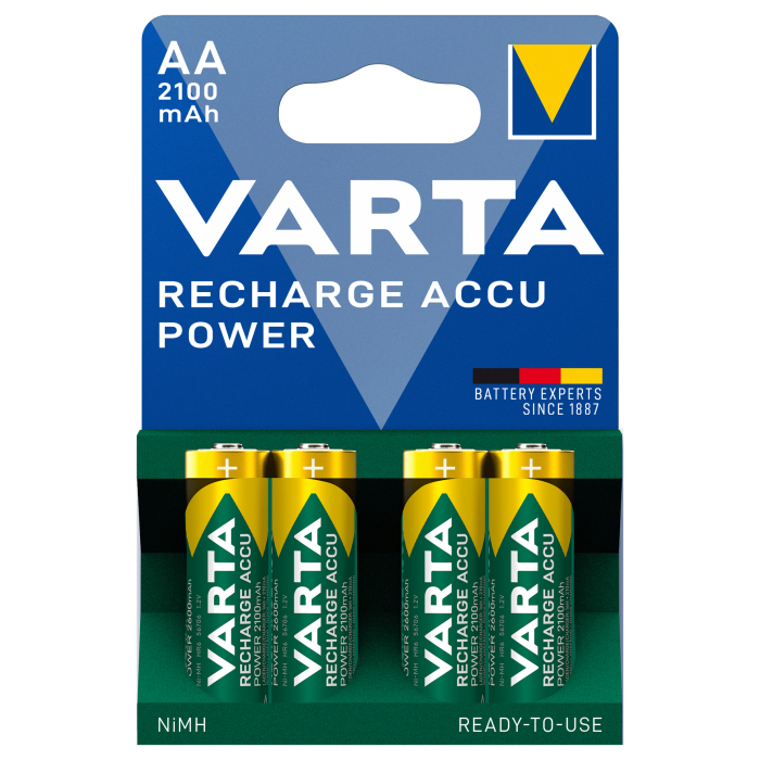 Batterie Recharge Accu Power AA 2100 mAh 