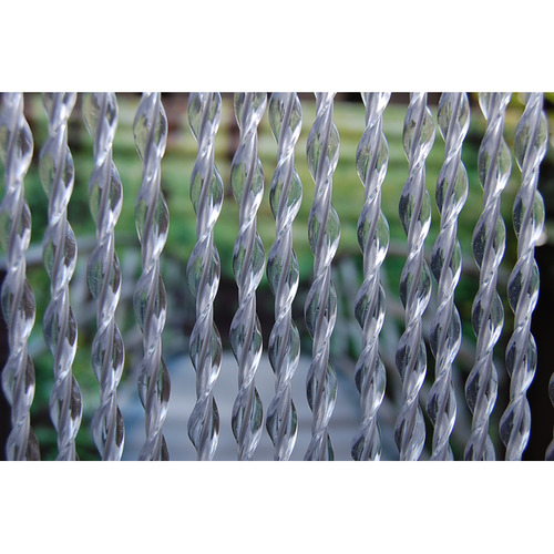 Türvorhang Riva - transparent-grau
