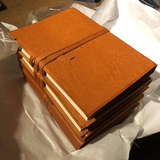 Tagebuch "Arancio", Ledereinband
