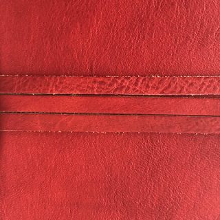 Tagebuch "Rosso", Ledereinband, 