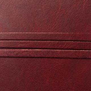 Tagebuch "Rosso Scuro", Ledereinband