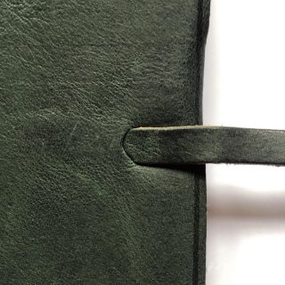 Tagebuch "Verde", Ledereinband, 