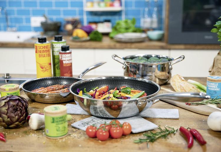 Wok Edelstahl 28cm PFAS frei Henssler