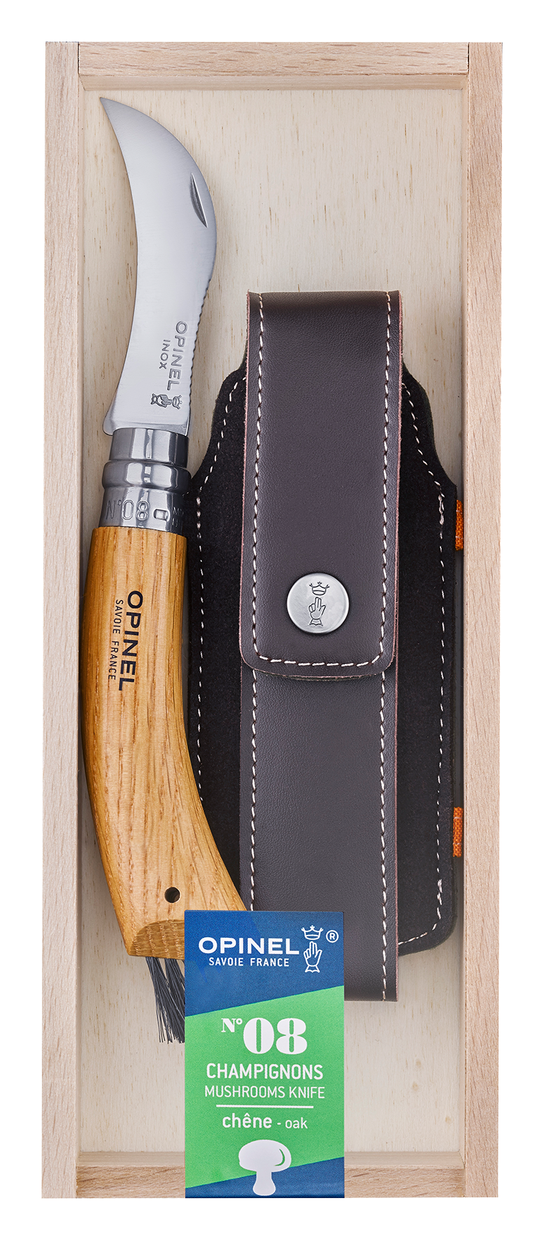 OPINEL Pilzmesser Nr.8 Eichenholz 8cm