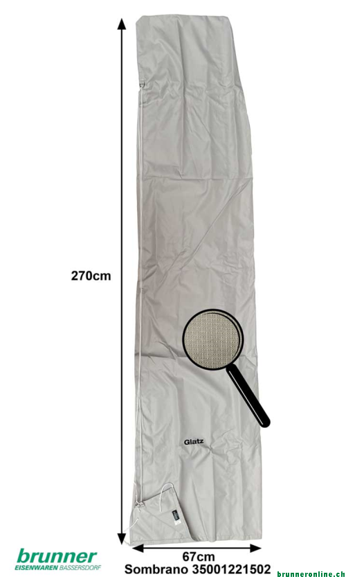 Schutzh&uuml;lle Glatz Sombrano S+ 350x350/400 cm 