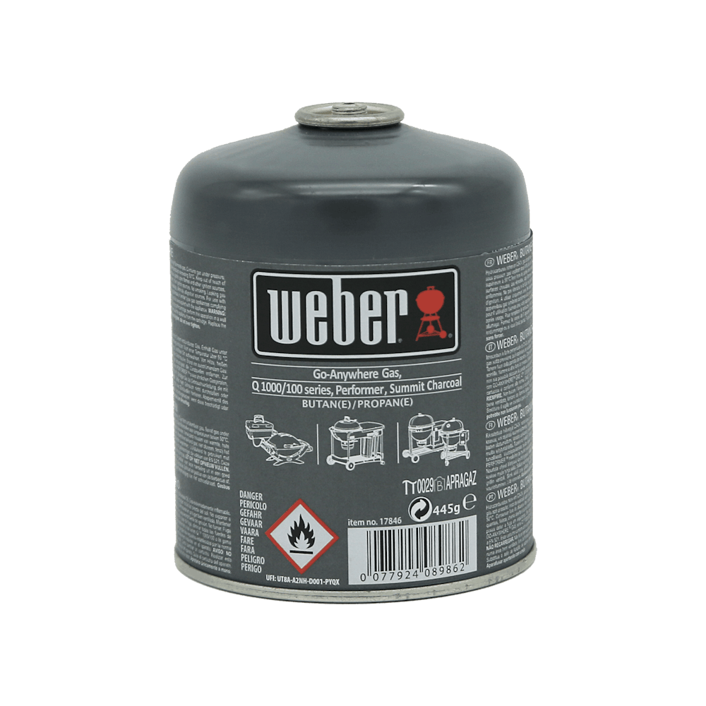 WEBER Gas-Kartusche f&uuml;r Q 100, 1 St&uuml;ck