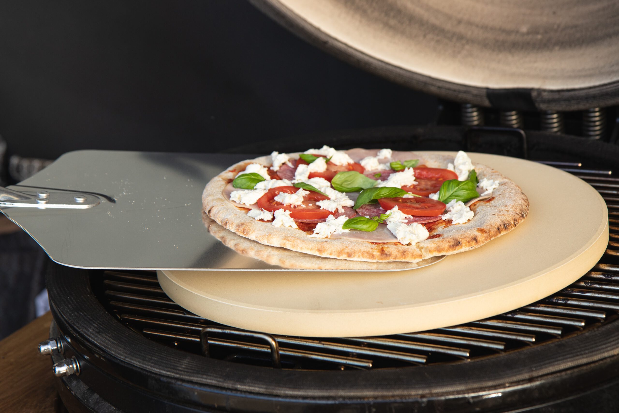 Pizza Schaufel Grill Fanatics mit Holzgriff