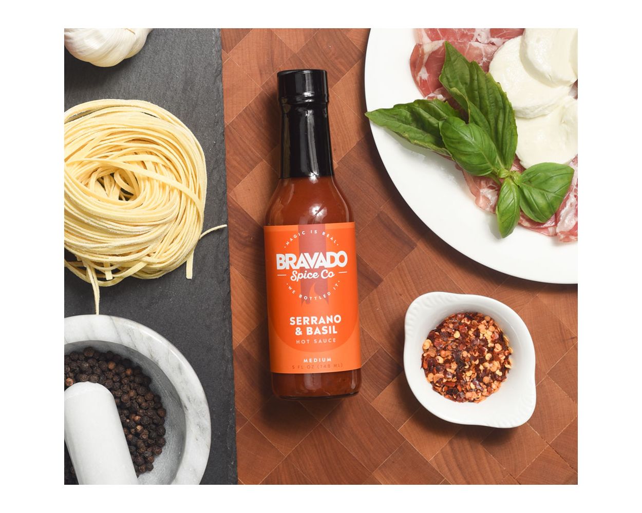 Bravado Serrano & Basil Hot Sauce