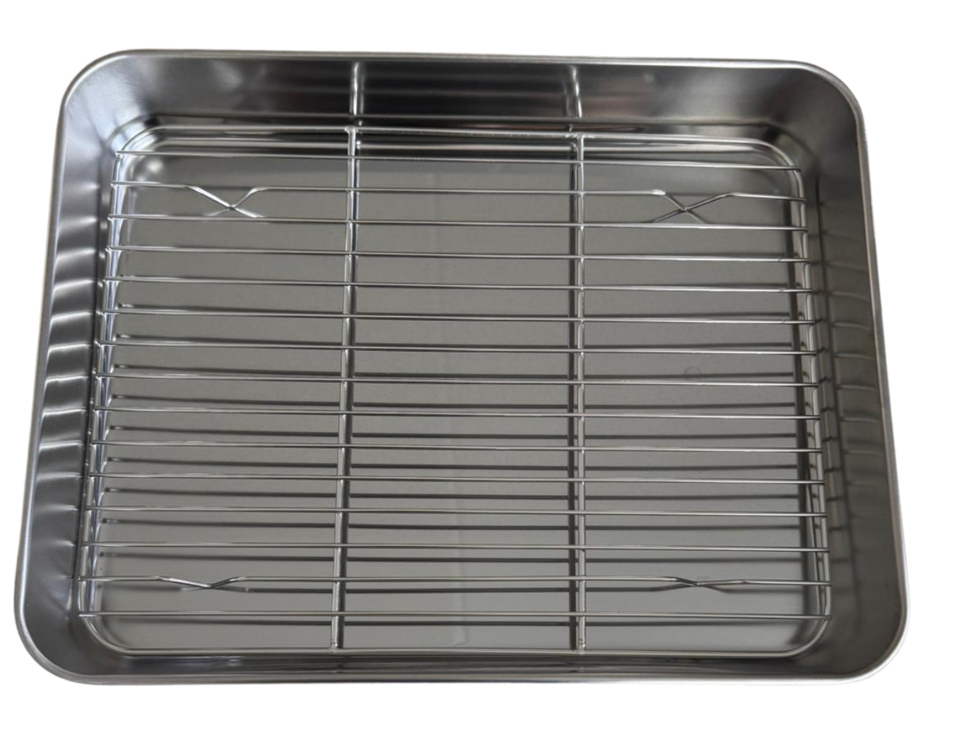 Bratreine/Grillschale mit Gitter "tief"