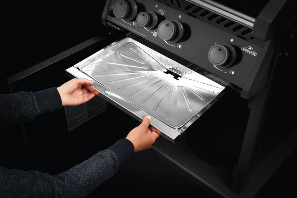 3er Set Aluminium Einsatzschalen f&uuml;r Rogue&reg; 365 Fettwanne, nicht RogueEQ365