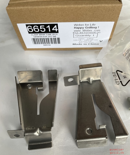 Burner Tube Clamp (qty 2), Genesis II